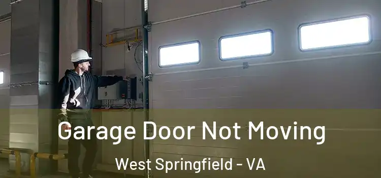  Garage Door Not Moving West Springfield - VA