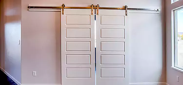 Glass Barn Door with Installation Hardware Kit West Springfield