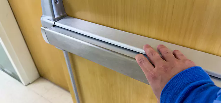 Installing a Push Bar on a Door West Springfield